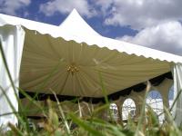 Pleated Ivory Pagoda Linings